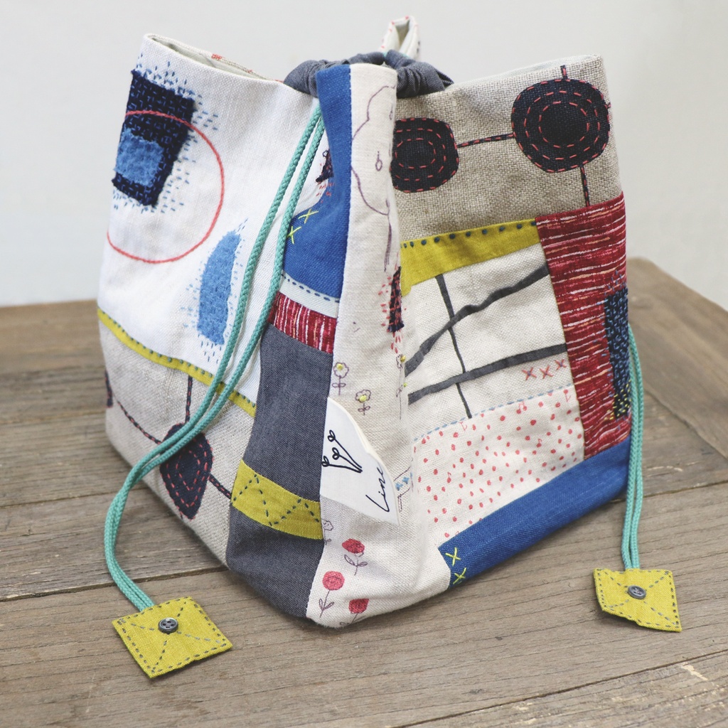 Modern Japanese Rice Pouch Pattern Sue Spargo Folk Art Quilts